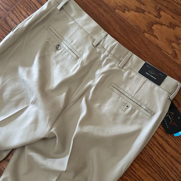 NWT Greg Norman Mens Classic Pro-fit Pants Size 34x32 Performance Wear Work Golf - Picture 8 of 10